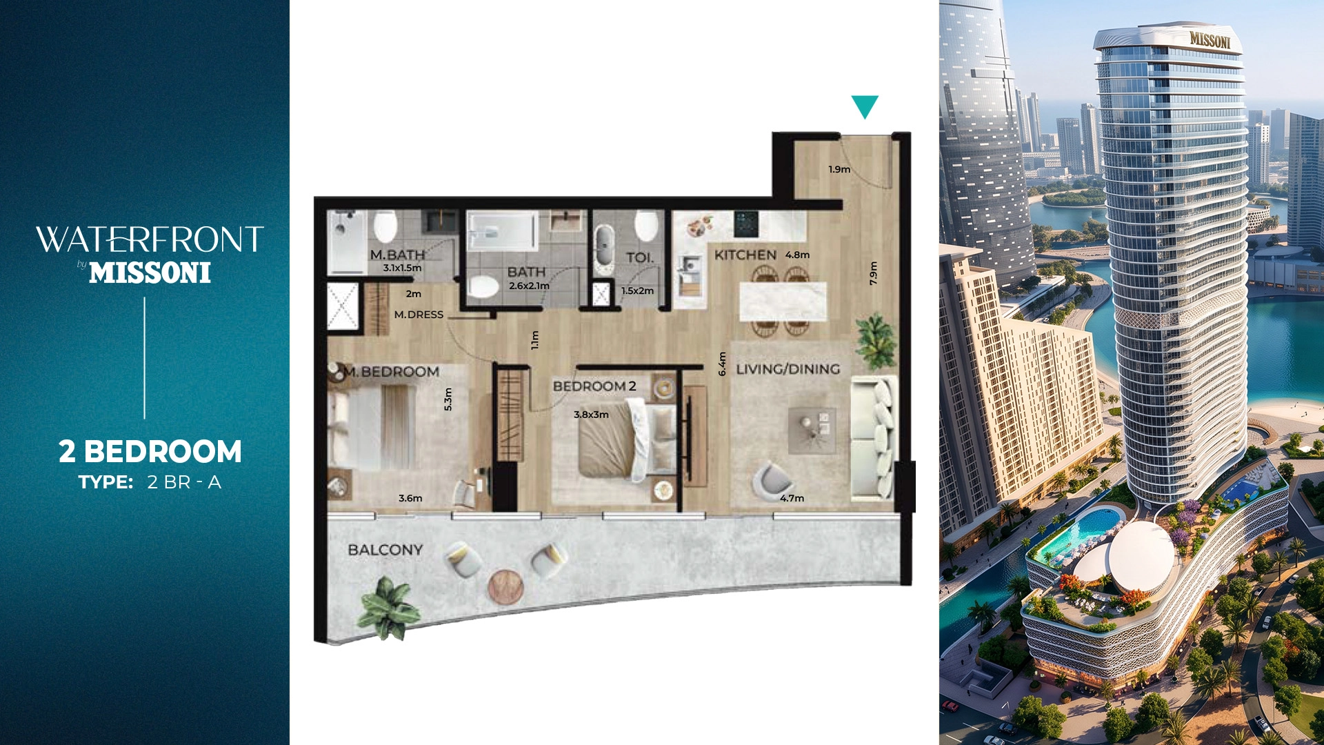2 BR